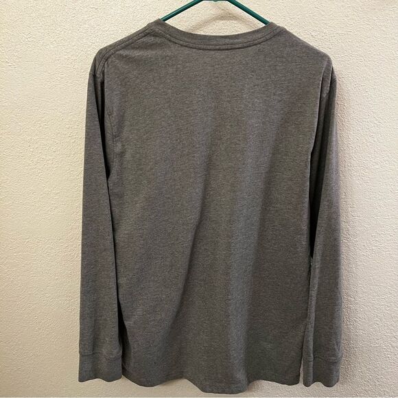 Eddie Bauer Long Sleeve Gray Tee (Size Large) - Picture 2 of 4